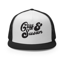 Cliff & Susan Trucker Cap (Black Logo)