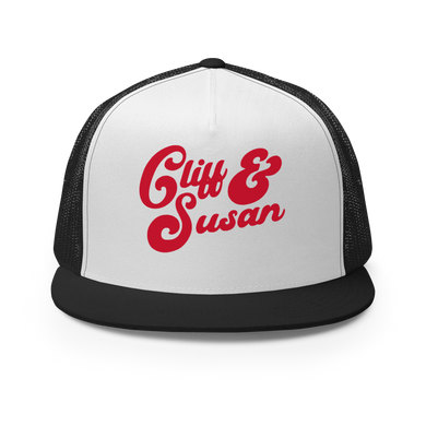 Cliff & Susan Trucker Cap (Red Logo)