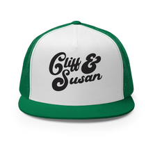 Cliff & Susan Trucker Cap (Black Logo)