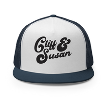 Cliff & Susan Trucker Cap (Black Logo)