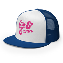 Cliff & Susan Trucker Cap (Pink Logo)