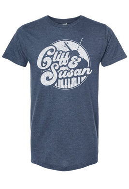 Cliff & Susan 2024 T-shirt (Heather Denim)