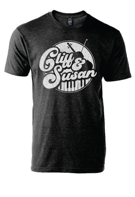 Cliff & Susan Official Logo T-shirt (Heather Graphite)