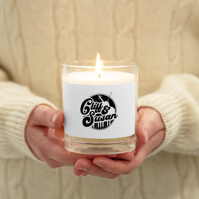 Cliff & Susan Glass Soy Wax Candle