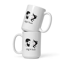 Cliff & Susan Sillhouette White Glossy Mug (11oz, 15oz, 20oz)