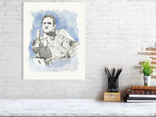 Johnny Cash (Giclee) by Susan Erwin Prowse