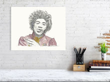 Jimi Hendrix (Giclee) by Susan Erwin Prowse