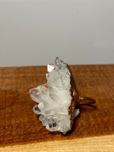 Stunning Crystal Cluster Copper Ring