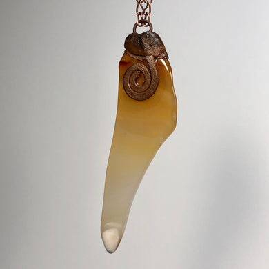 Agate with Copper / Copper Necklace