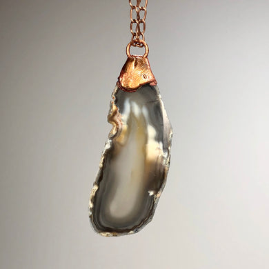Agate with Copper / Copper Necklace