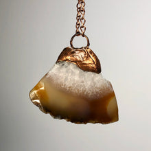 Copper-plated Agate Necklace