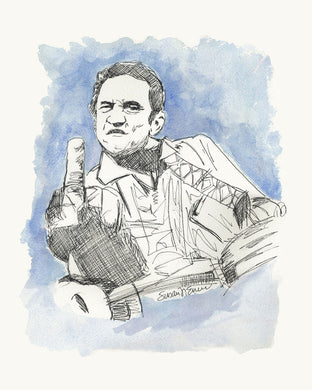Johnny Cash (Giclee) by Susan Erwin Prowse