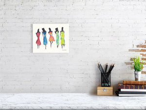Pretty Ladies (Giclee) by Susan Erwin Prowse