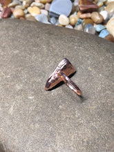 Agate Stone on Copper Band